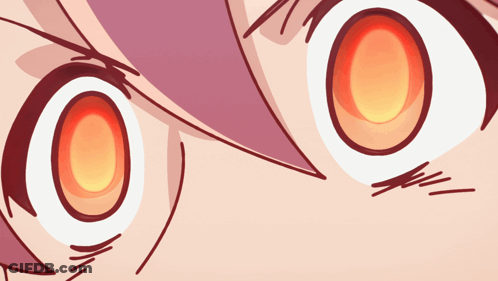 A Close Up Of A Person 'S Eyes With A Red Center GIF
