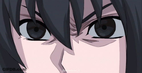 A Close Up Of A Person 'S Eyes With A Watermark That Says ' @Yankson_d ' GIF