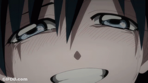A Close Up Of A Person 'S Eyes With Tears Coming Out Of Them GIF