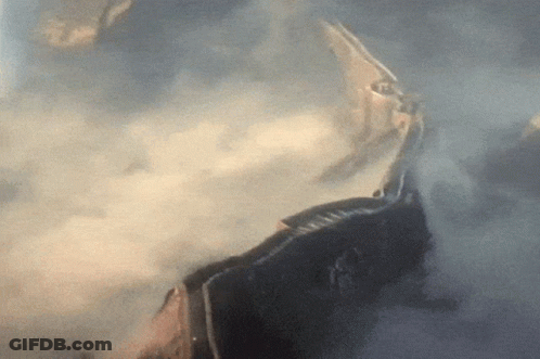 A Close Up Of A Person 'S Face In A Foggy Area GIF