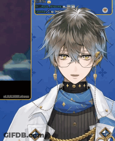 A Close Up Of A Person 'S Face In A Video Game With The Name Ryu On The Bottom Right GIF