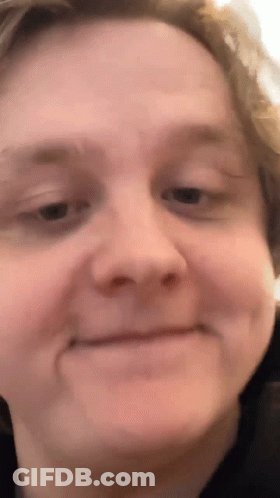 A Close Up Of A Person 'S Face Making A Face GIF