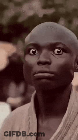 Close Up Of Bald Person's Face GIF