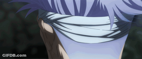 A Close Up Of A Person 'S Face With A Bandage Around It GIF