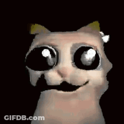 A Close Up Of A Person 'S Face With A Black Background And A White Eye . GIF