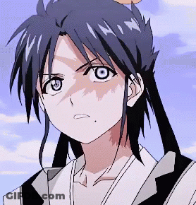 A Close Up Of A Person 'S Face With A Blue Eye GIF