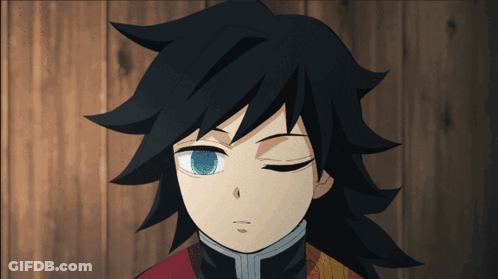 A Close Up Of A Person 'S Face With A Blue Eye GIF