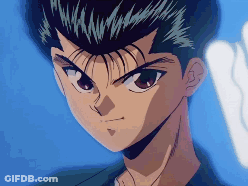 A Close Up Of A Person 'S Face With A Blue Sky In The Background GIF