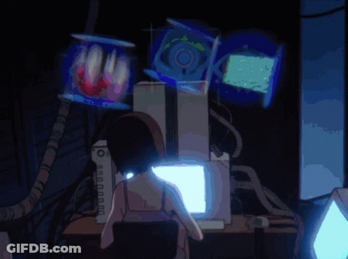 A Close Up Of A Person 'S Face With A Blurred Background GIF