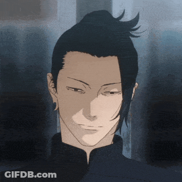 A Close Up Of A Person 'S Face With A Bun GIF