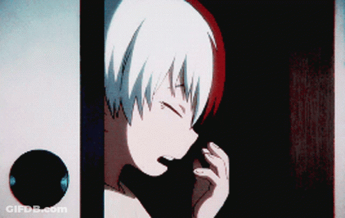 A Close Up Of A Person 'S Face With A Circle In The Middle GIF