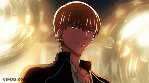 A Close Up Of A Person 'S Face With A Glowing Background GIF