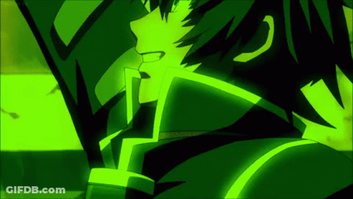 A Close Up Of A Person 'S Face With A Green Background GIF