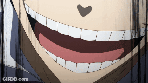 A Close Up Of A Person 'S Face With A Heart On His Forehead GIF