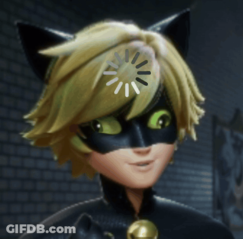 A Close Up Of A Person 'S Face With A Loading Screen On It GIF