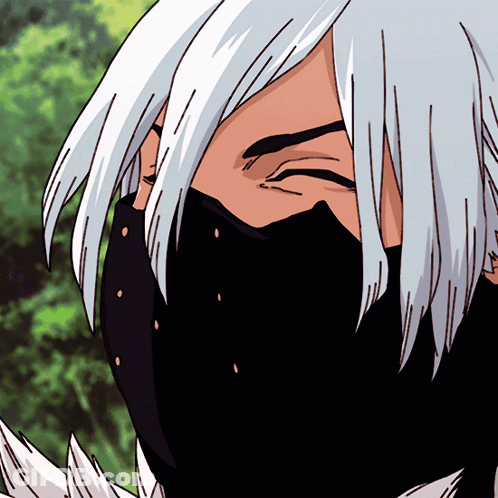 A Close Up Of A Person 'S Face With A Mask On GIF