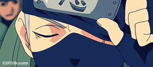 A Close Up Of A Person 'S Face With A Mask On GIF