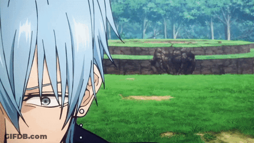 A Close Up Of A Person 'S Face With A Maze In The Background GIF