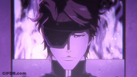 A Close Up Of A Person 'S Face With A Purple Background And A Hat On . GIF