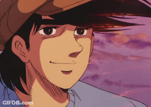 Close Up Of Person's Face With Purple Background GIF