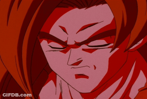 A Close Up Of A Person 'S Face With A Red Background GIF