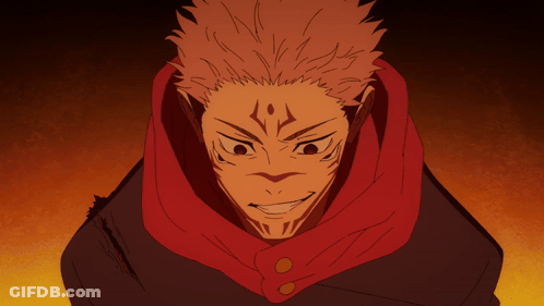 A Close Up Of A Person 'S Face With A Red Hood GIF