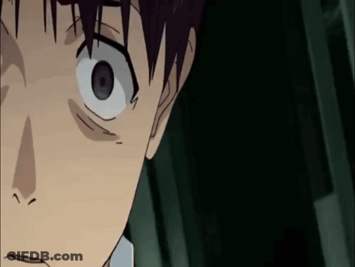 A Close Up Of A Person 'S Face With A Serious Look On His Face GIF