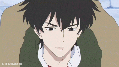 A Close Up Of A Person 'S Face With A Serious Look On His Face GIF