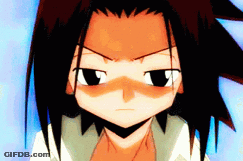 A Close Up Of A Person 'S Face With A Serious Look On Their Face GIF