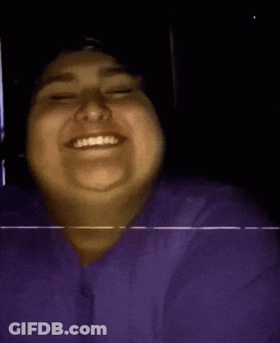 A Close Up Of A Person 'S Face With A Smile On It GIF