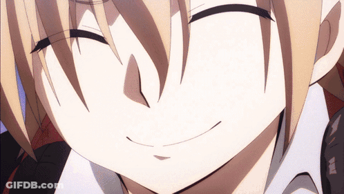 A Close Up Of A Person 'S Face With A Smile On Their Face GIF