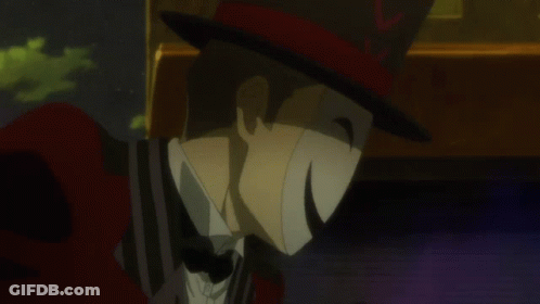A Close Up Of A Person 'S Face With A Smile On Their Face GIF