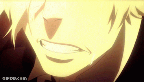 A Close Up Of A Person 'S Face With A Smile On Their Face GIF