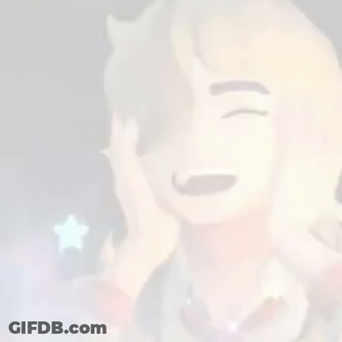 Close Up Of Person's Face With Star Background GIF