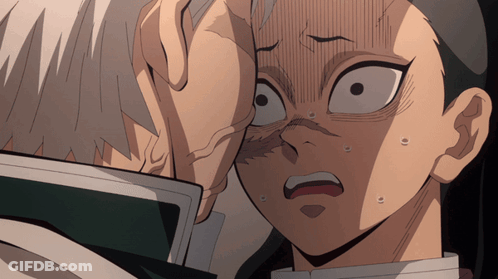 A Close Up Of A Person 'S Face With A Surprised Look On It GIF