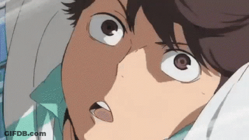 A Close Up Of A Person 'S Face With A Surprised Look On Their Face And A Hypnotic Eye . GIF