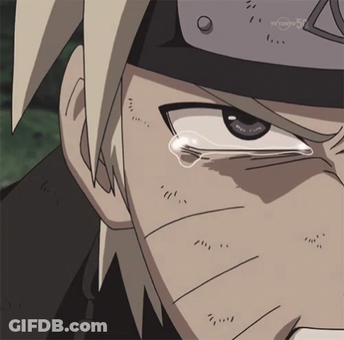 A Close Up Of A Person 'S Face With A Tv Tokyo Logo On The Bottom Right GIF