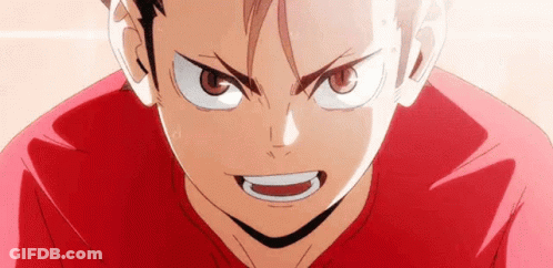 A Close Up Of A Person 'S Face With A Very Angry Look On His Face . GIF