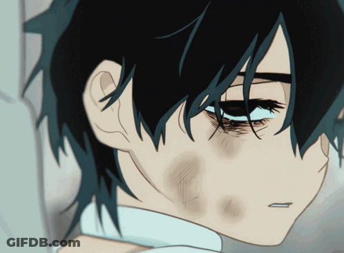 A Close Up Of A Person 'S Face With A White Collar On GIF