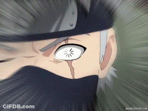 A Close Up Of A Person 'S Face With A White Eye And A Memecenter.com Logo In The Corner GIF