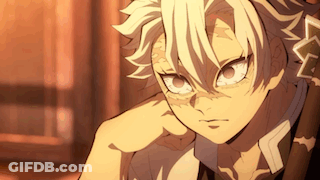 A Close Up Of A Person 'S Face With A White Haired Anime Character Looking At The Camera . GIF