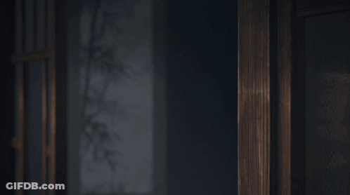 A Close Up Of A Person 'S Face With A White Haired Anime Character GIF