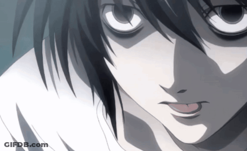 A Close Up Of A Person 'S Face With A White Shirt GIF