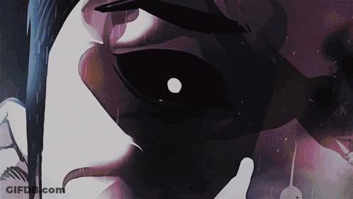 A Close Up Of A Person 'S Face With A White Spot In The Middle GIF