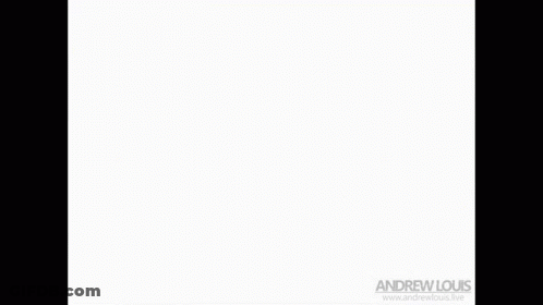 A Close Up Of A Person 'S Face With Andrew Louis Written In The Corner GIF