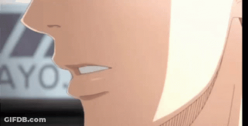 A Close Up Of A Person 'S Face With Ayo Written In The Background . GIF