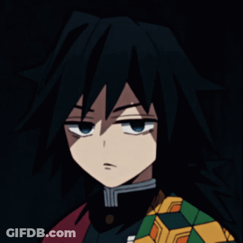 A Close Up Of A Person 'S Face With Black Hair GIF