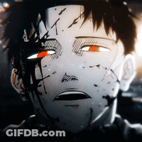 A Close Up Of A Person 'S Face With Blood Dripping From It GIF