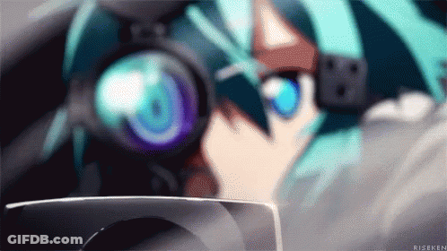 A Close Up Of A Person 'S Face With Blue Eyes And A Blurred Background . GIF
