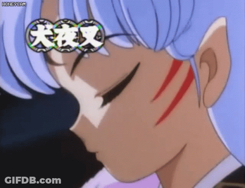 A Close Up Of A Person 'S Face With Chinese Writing On The Bottom GIF